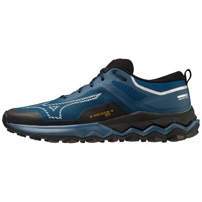 Zapatillas Para Correr Mizuno WAVE Ibuki 4 GTX Hombre - Azules Oscuro / Negros / Amarillos - Chile